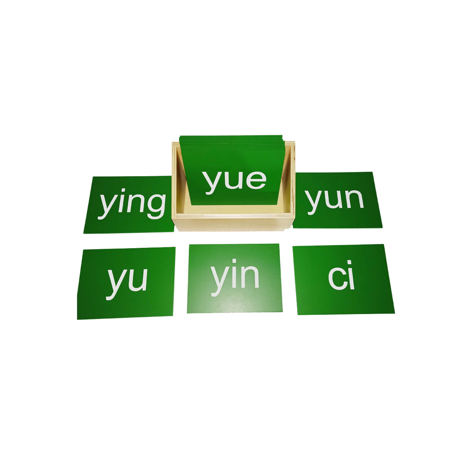 Pinyin Sandpaper Letters Whole-syllable (of a Chinese syllable)