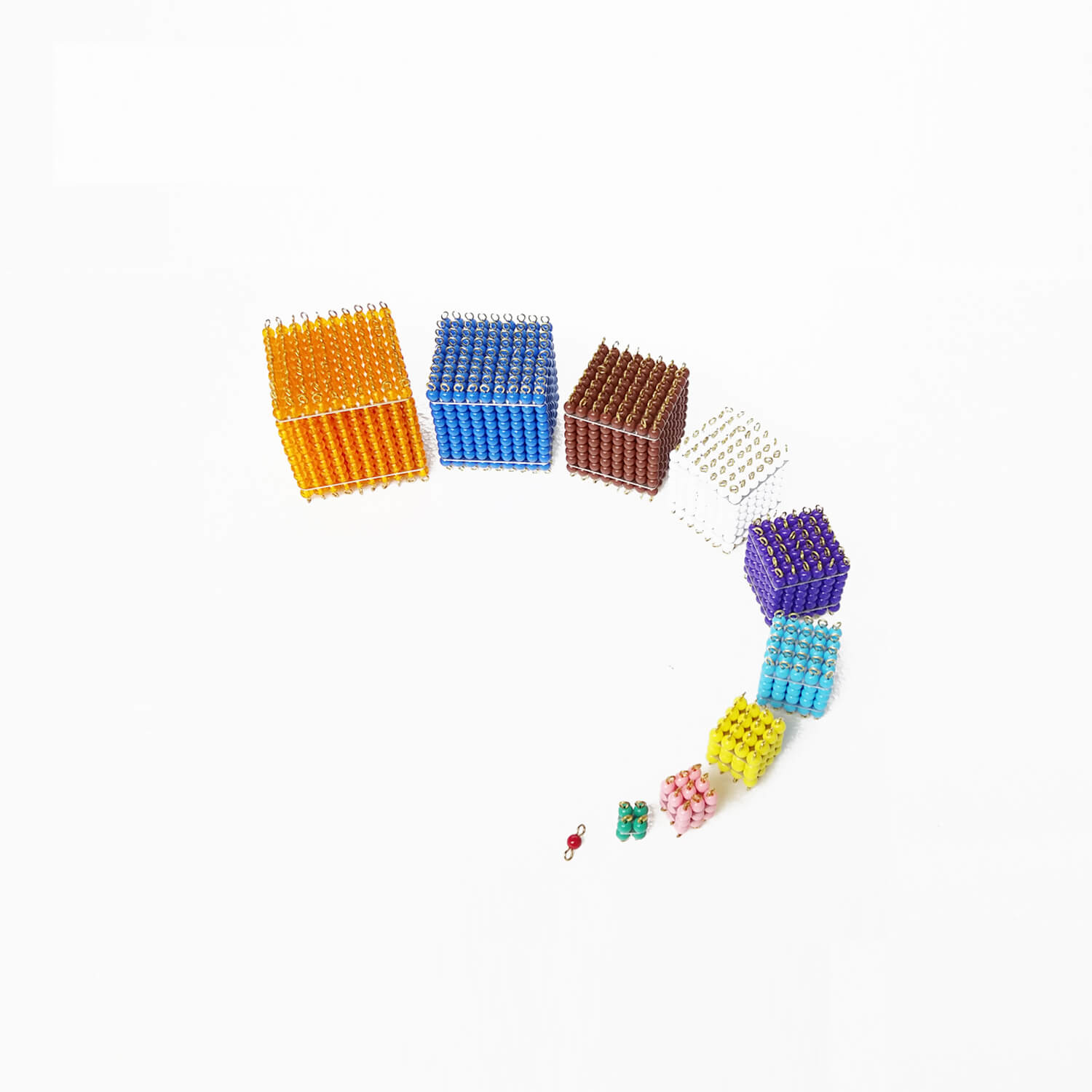Colored Bead Cubes