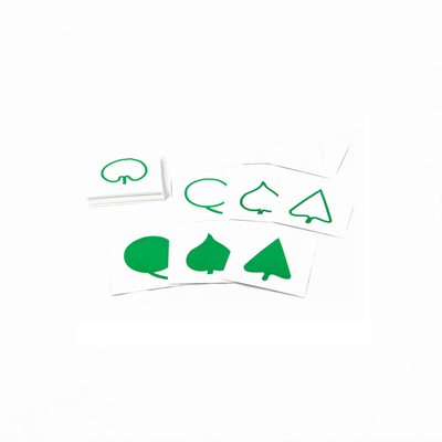Leaf Cards: 18 Leaf shape